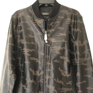 Campaign Black Men’s Leather Varsity Jacket